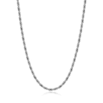 Collana girocollo S'agapõ in acciaio con catena torchon MISURA UNICA