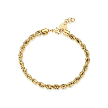 Bracciale da uomo S'agapõ in acciaio oro catena torchon 21 cm