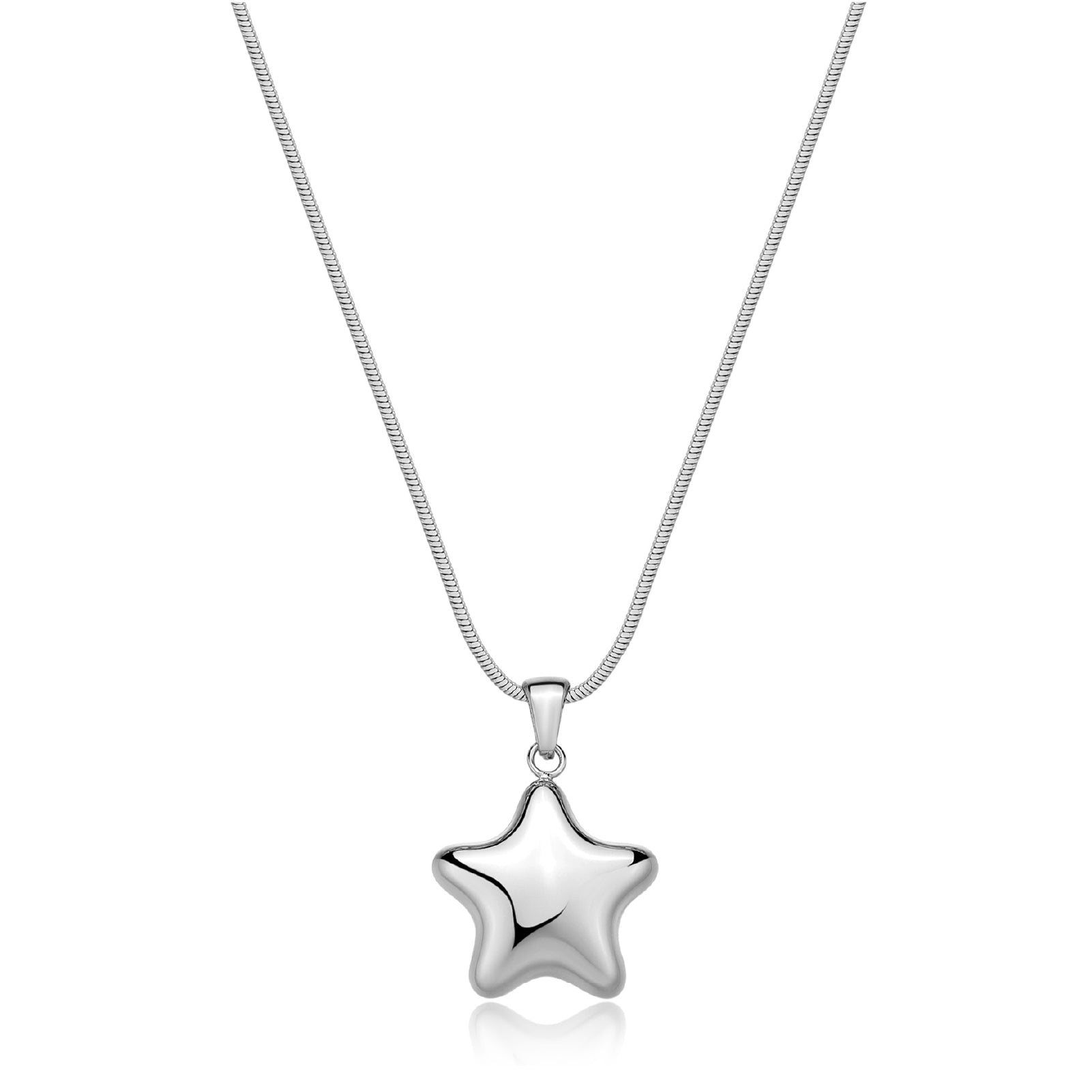 Collana con pendente stella S'agapõ in acciaio 316L da donna SA.SSE17