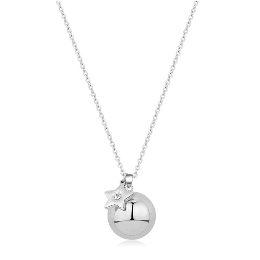 Collana chiama angeli donna S'agapõ in acciaio con stella MISURA UNICA