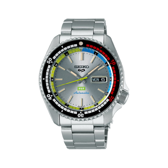 Orologio automatico uomo Seiko HUF Limited Edition in acciaio MISURA UNICA