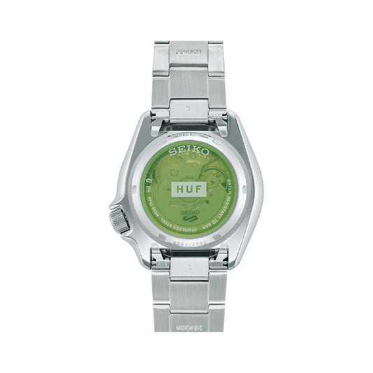 Orologio automatico uomo Seiko HUF Limited Edition in acciaio MISURA UNICA