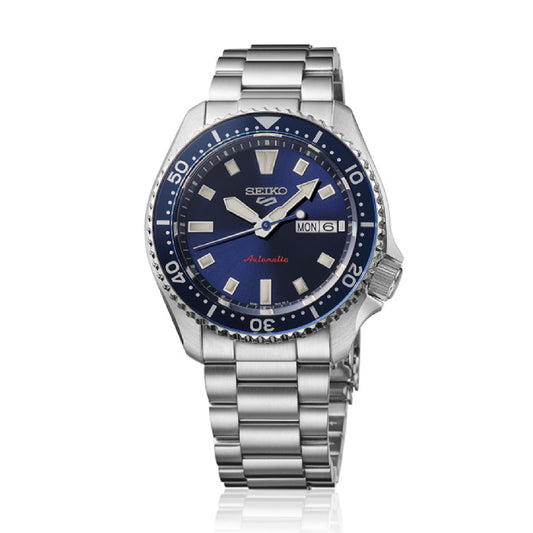 Orologio automatico da uomo Seiko SKX vintage di colore blu