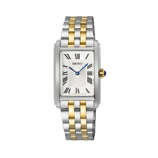 Orologio solo tempo Seiko in acciaio bicolor da donna MISURA UNICA