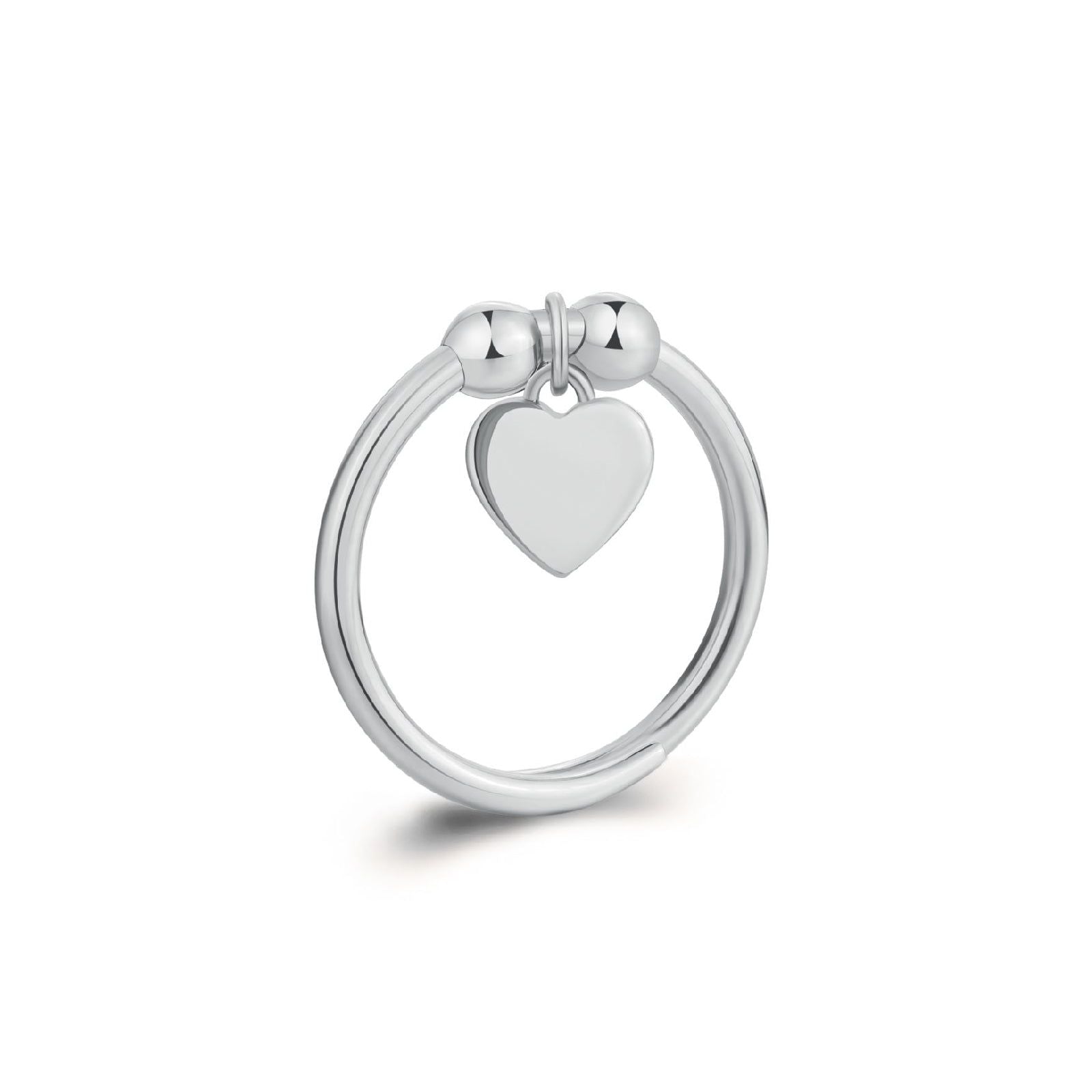 Anello donna S'agapõ Feelings acciaio ciondolo cuore SFE31-1