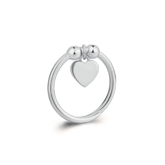 Anello donna S'agapõ Feelings acciaio ciondolo cuore SFE31-1