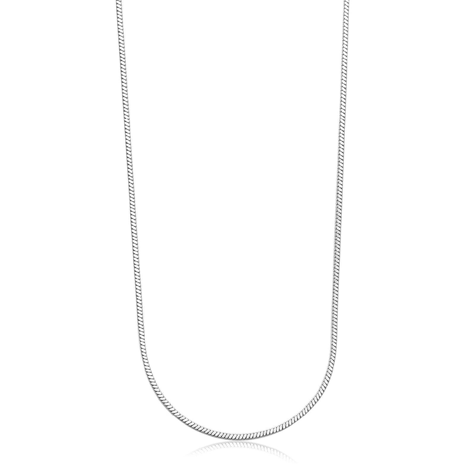 Collana donna S'agapõ Chunky in acciaio con catena snake 60 cm SHK88-1