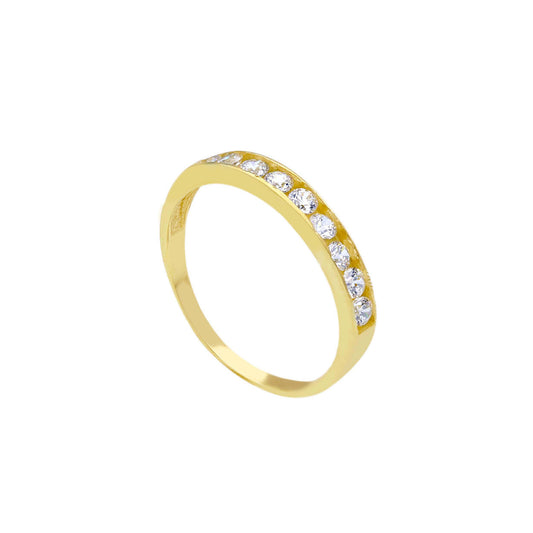 Anello veretta donna della JOY Gioielli in oro 9KT giallo SU MISURA