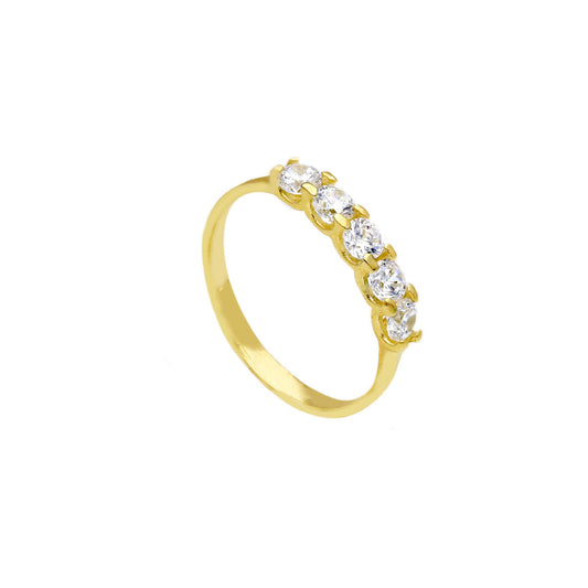 Anello veretta donna della JOY Gioielli in oro 9KT giallo SU MISURA