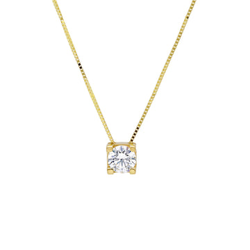 Collana punto luce donna JOY Gioielli in oro 9KT giallo MISURA UNICA