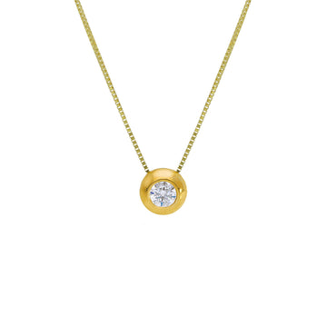 Collana punto luce donna JOY Gioielli in oro 9KT giallo MISURA UNICA