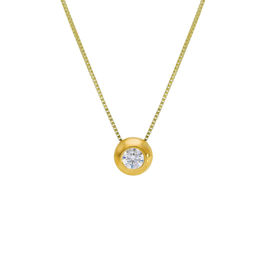 Collana punto luce donna JOY Gioielli in oro 9KT giallo MISURA UNICA