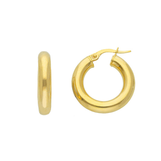 Orecchini a cerchio donna JOY Gioielli Oro in oro 9KT giallo MISURA UNICA