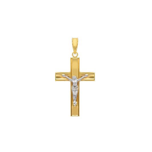 Ciondolo JOY Gioielli Oro in oro 9KT bicolor con Cristo MISURA UNICA