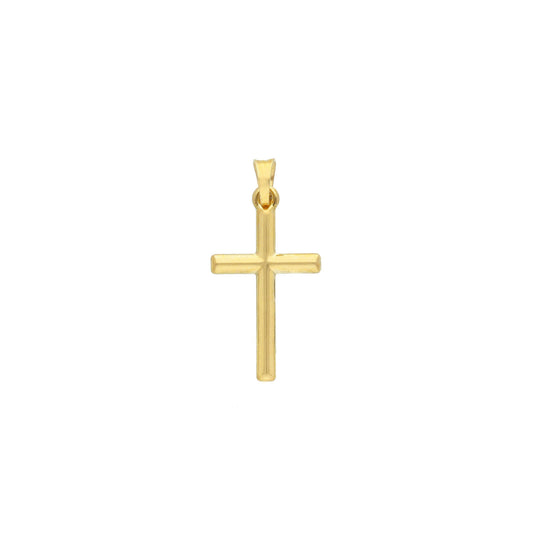 Ciondolo unisex JOY Gioielli in oro 9KT a forma di croce MISURA UNICA