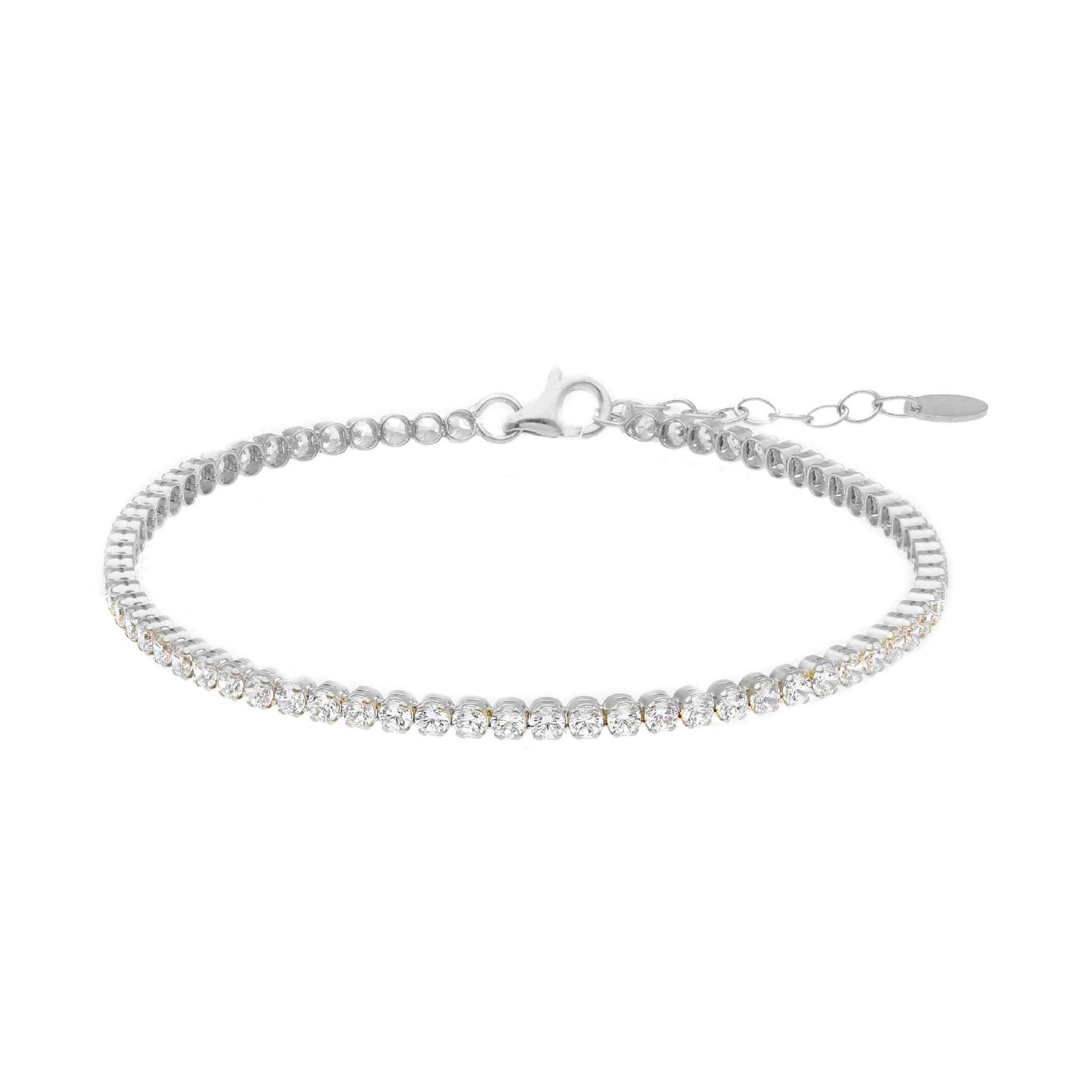Bracciale tennis donna della JOY Gioielli in oro 9KT giallo Regolabile 17-20 cm