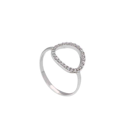 Anello da donna della JOY Gioielli Oro in oro 9KT bianco SU MISURA