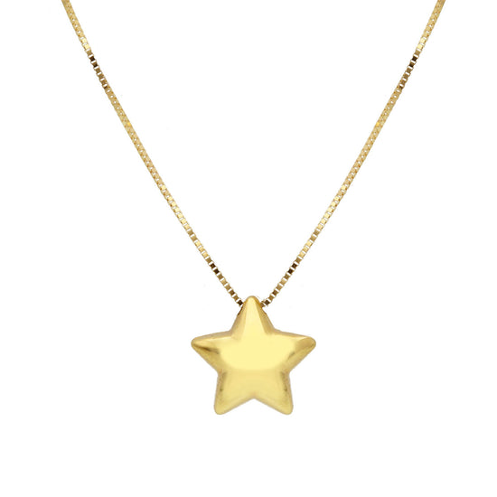 Collana donna JOY Gioielli Oro in oro 9KT giallo e stella MISURA UNICA