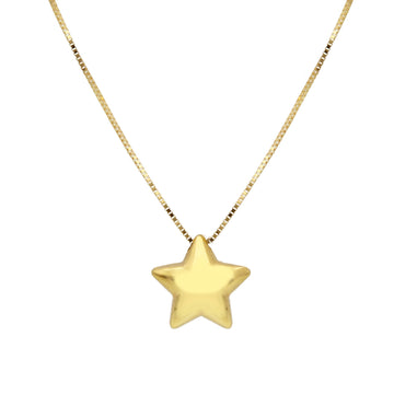 Collana donna JOY Gioielli Oro in oro 9KT giallo e stella MISURA UNICA