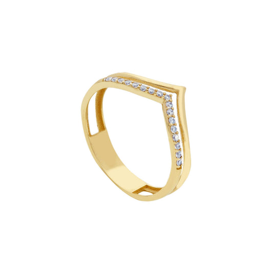 Anello da donna della JOY Gioielli in oro 9KT giallo cristalli SU MISURA