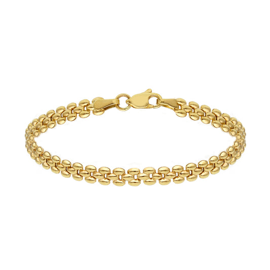 Bracciale catena della JOY Gioielli in oro 9KT giallo 18 cm
