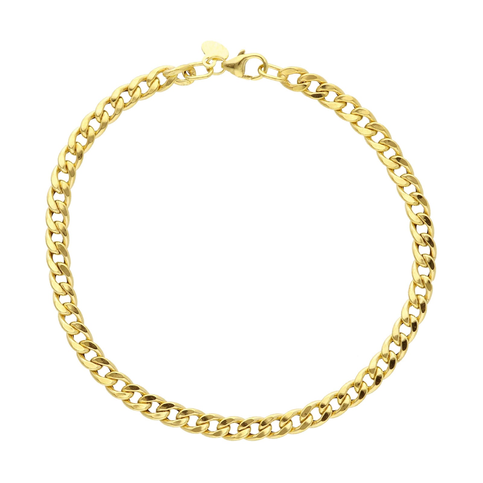 Bracciale catena grumetta JOY Gioielli in oro giallo 9KT 20 cm