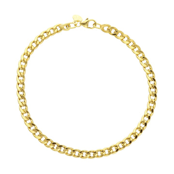 Bracciale catena grumetta JOY Gioielli in oro giallo 9KT 20 cm