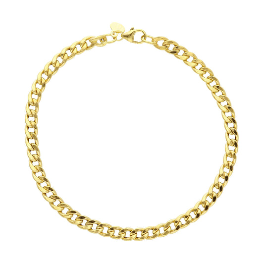Bracciale catena grumetta JOY Gioielli in oro giallo 9KT 20 cm