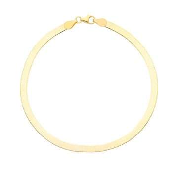 Bracciale JOY Gioielli in oro giallo 9KT con catena snake 18 cm