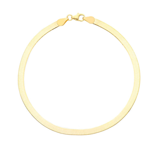 Bracciale JOY Gioielli in oro giallo 9KT con catena snake 18 cm