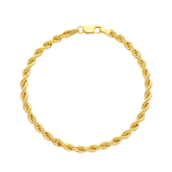 Bracciale JOY Gioielli Oro in oro 9KT e catena a corda 18 cm