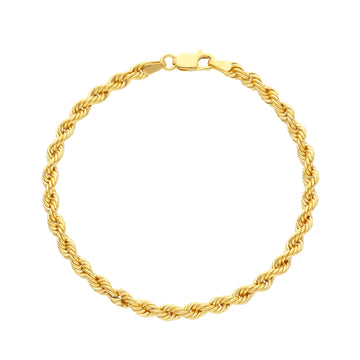 Bracciale JOY Gioielli Oro in oro 9KT e catena a corda 18 cm