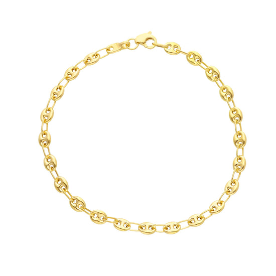 Bracciale JOY Gioielli Oro in oro 9KT giallo maglia marina 18 cm