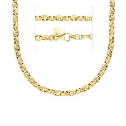 Collana catena traversino JOY Gioielli in oro 9KT giallo MISURA UNICA