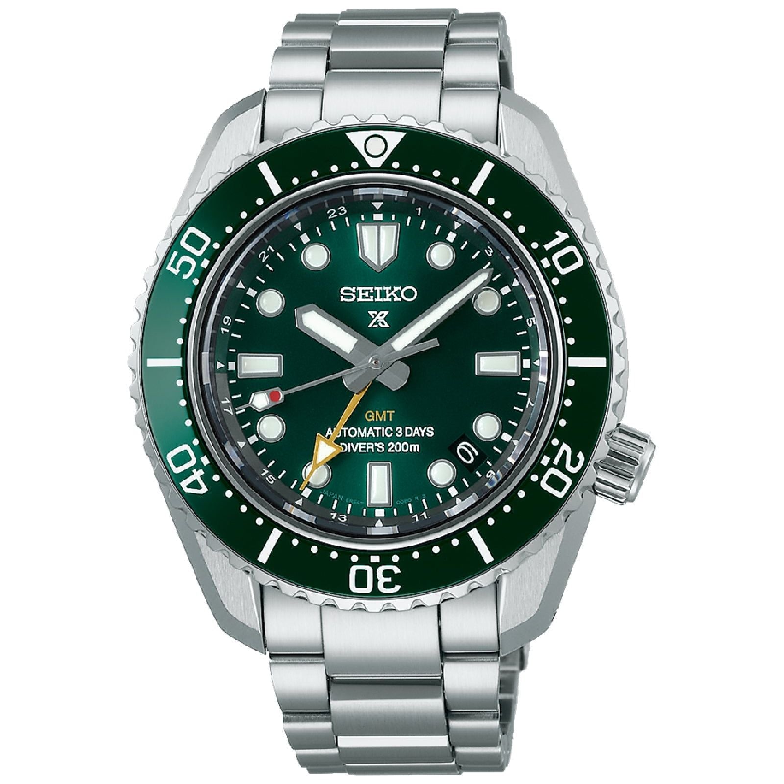 Orologio automatico Seiko Prospex Mare uomo acciaio quadrante verde 45mm