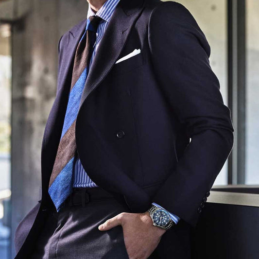 Orologio uomo Seiko Prospex bracciale in acciaio quadrante blu 40mm SPB451J1-2