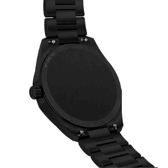 Orologio a energia solare solo tempo Tissot in PVD nero e quadrante nero MISURA UNICA