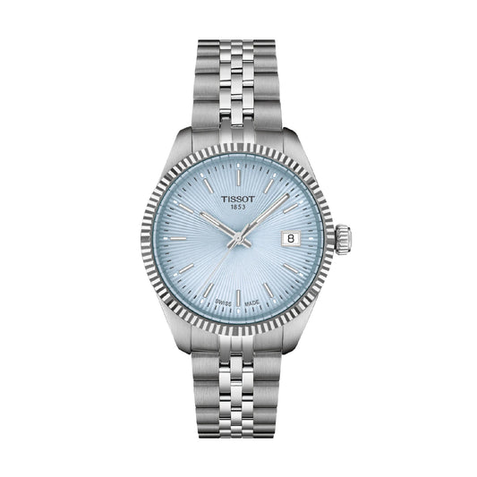 Orologio solo tempo Tissot in acciaio quadrante azzurro MISURA UNICA