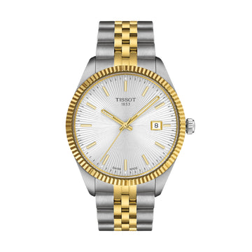 Orologio solo tempo Tissot acciaio bicolor quadrante bianco MISURA UNICA