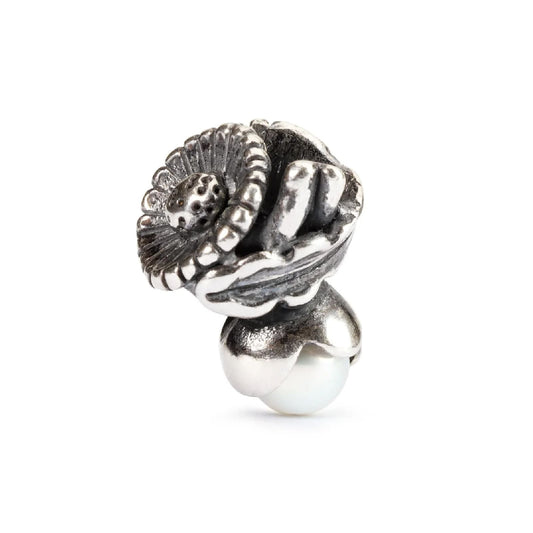 Beads da donna Trollbeads argento margherita con perla MISURA UNICA