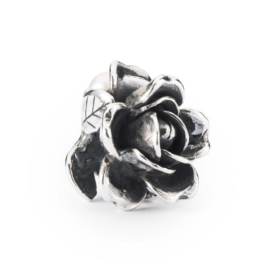 Beads da donna Trollbeads in argento rosa con perla MISURA UNICA