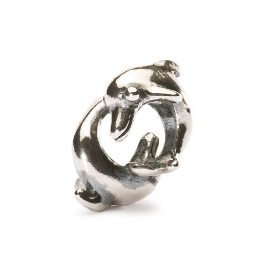 Beads da donna Trollbeads in argento a forma di delfini MISURA UNICA