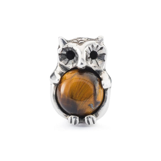 Beads da donna Trollbeads in argento a forma di gufo MISURA UNICA