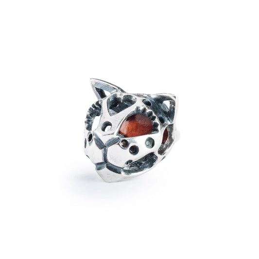 Beads da donna Trollbeads in argento occhio di tigre rosso MISURA UNICA