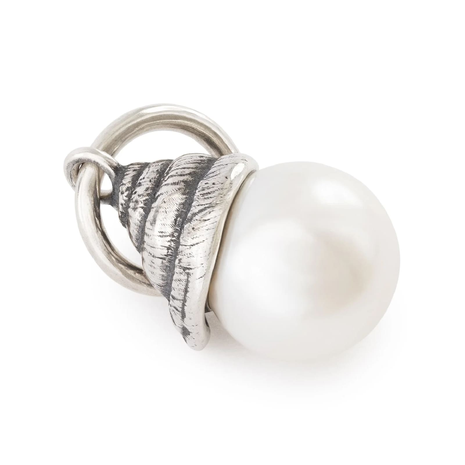 Perla Bianca Anello Trollbeads Perla Beads Da Donna Trollbeads In