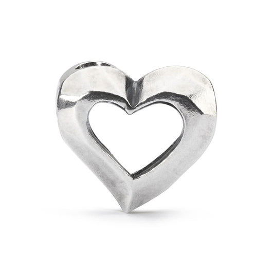 Beads da donna Trollbeads in argento a forma di cuore MISURA UNICA