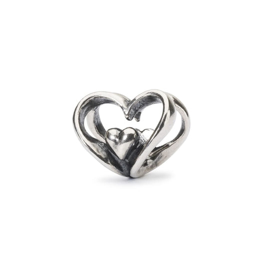 Beads da donna Trollbeads in argento con piccoli cuori MISURA UNICA