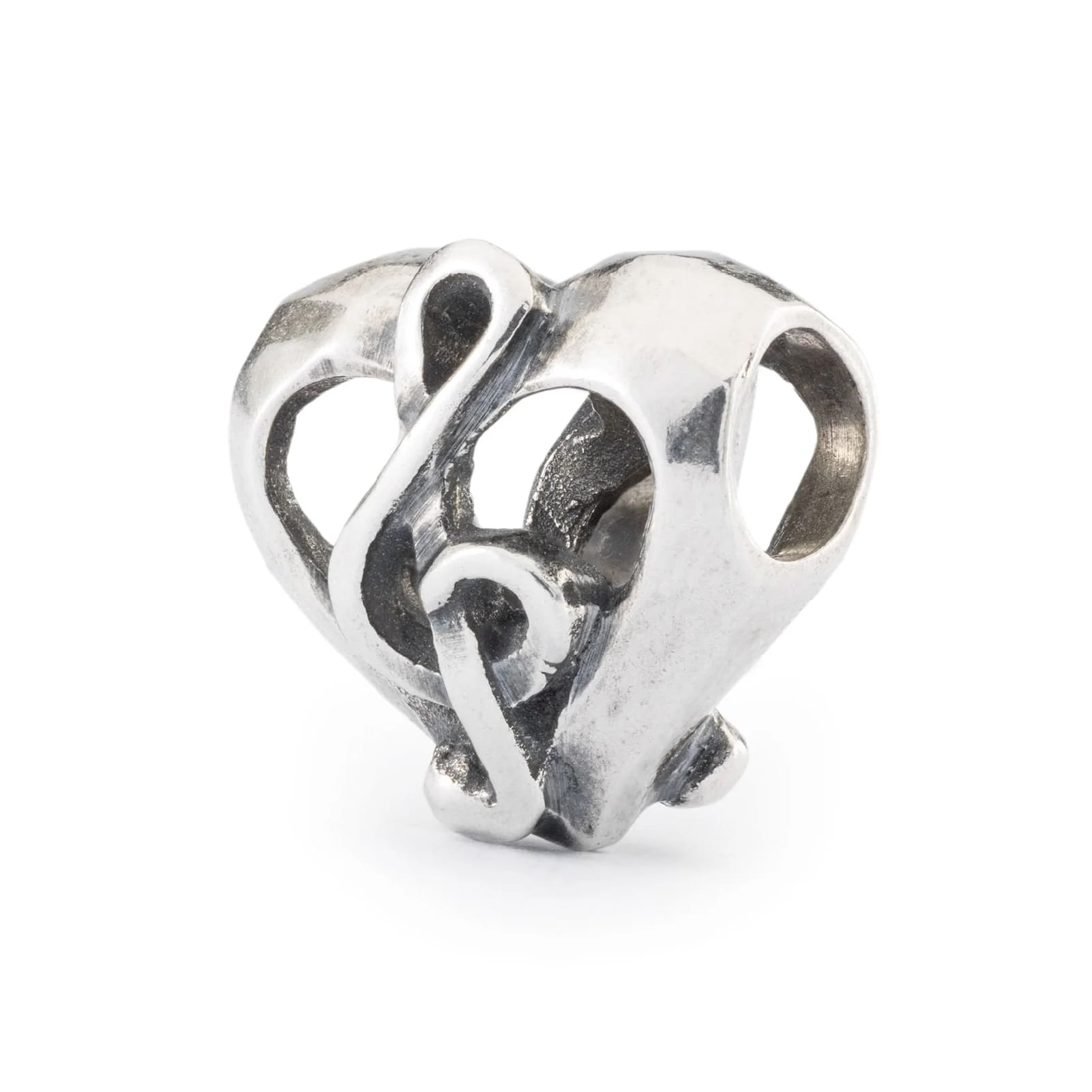 Beads da donna Trollbeads in argento con nota e cuore MISURA UNICA