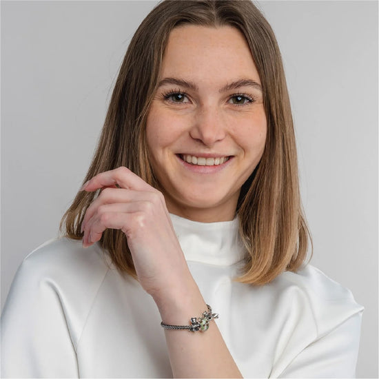 Beads da donna Trollbeads in argento a forma di gattino MISURA UNICA