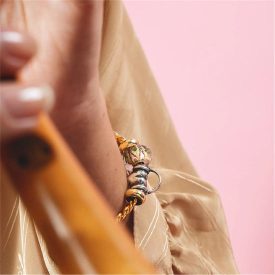 Beads da donna Trollbeads in argento con cuore e cuffie MISURA UNICA